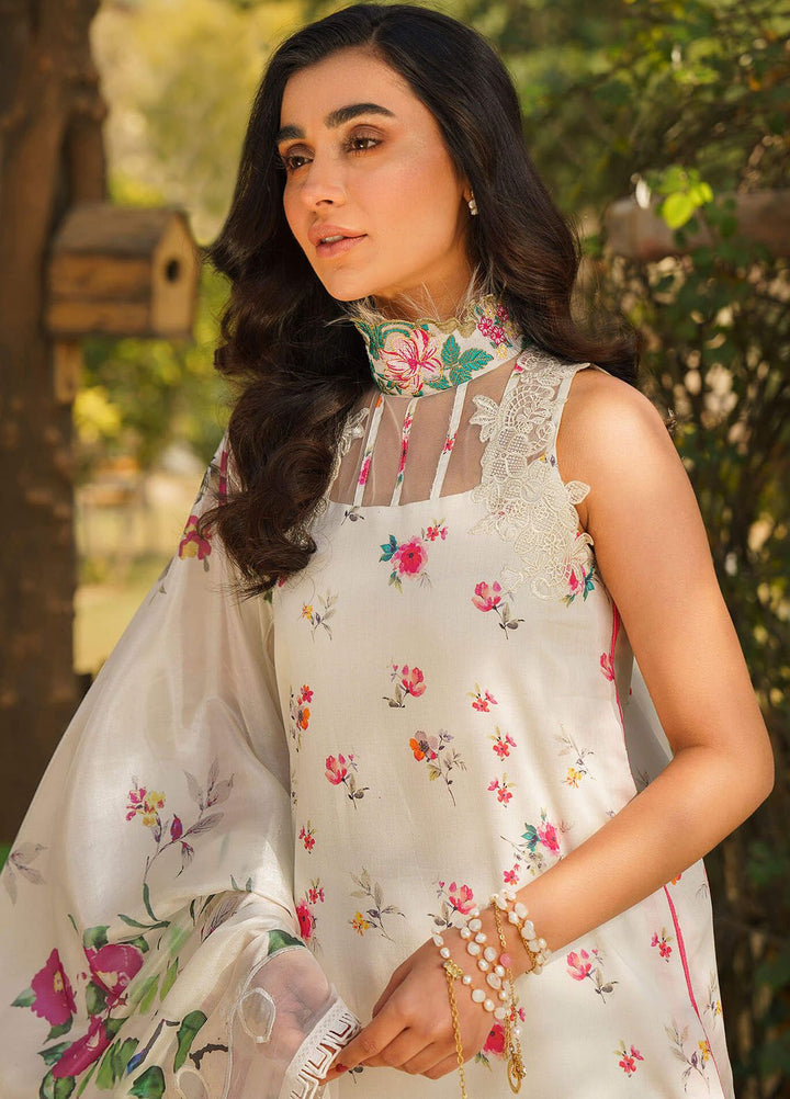 Meraki By Asifa Nabeel Embroidered Lawn Suits Unstitched 3 Piece AN24ML Aster - Spring Summer Collection