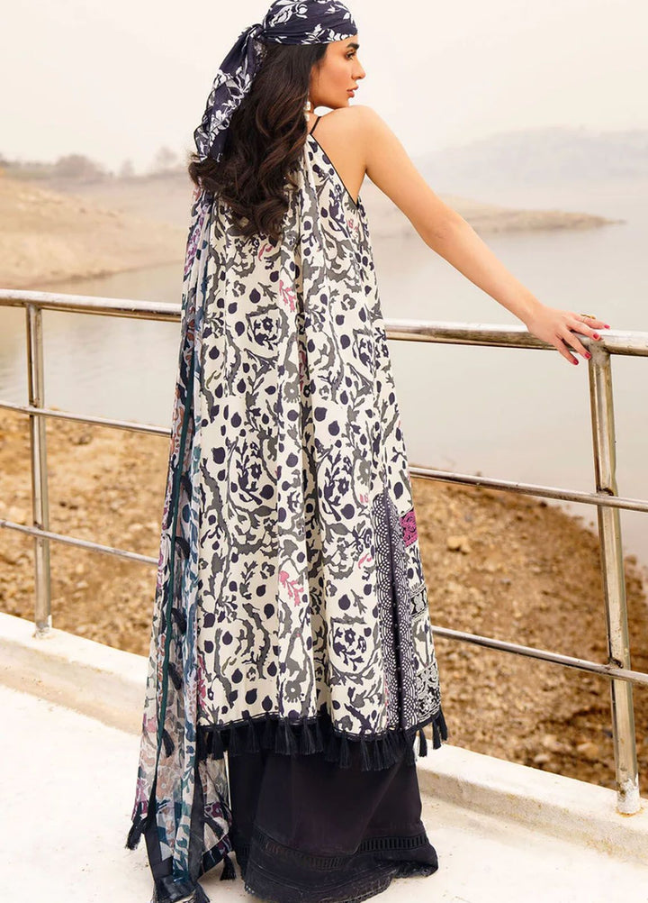 Meraki By Asifa Nabeel Embroidered Lawn Suits Unstitched 3 Piece AN24ML Begonia - Spring Summer Collection
