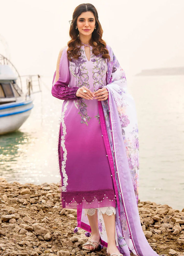 Meraki By Asifa Nabeel Embroidered Lawn Suits Unstitched 3 Piece AN24ML Calla - Spring Summer Collection