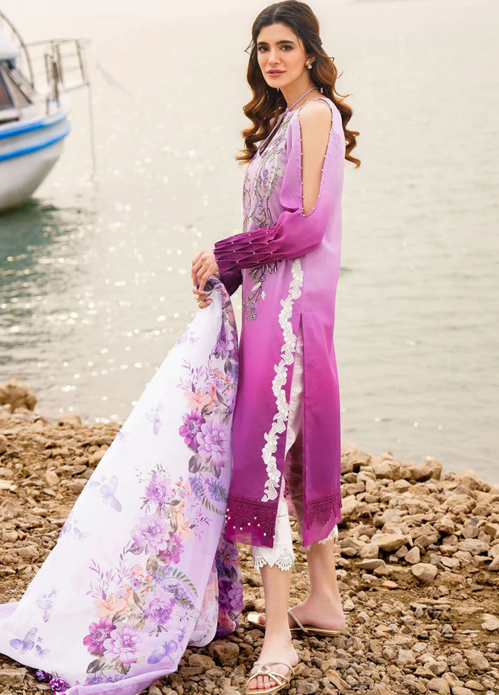 Meraki By Asifa Nabeel Embroidered Lawn Suits Unstitched 3 Piece AN24ML Calla - Spring Summer Collection