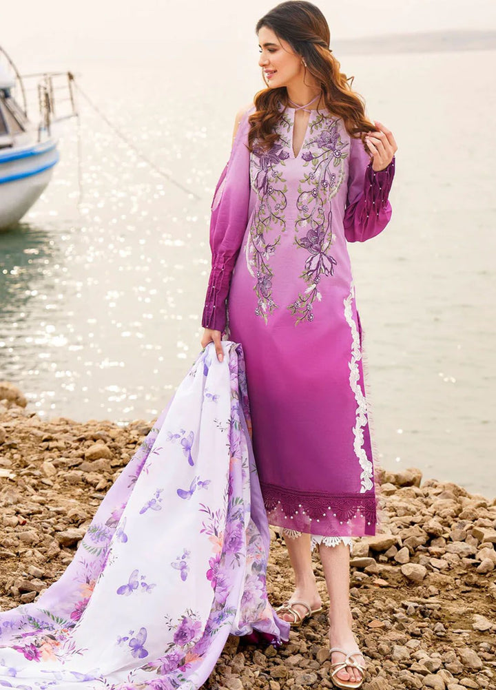 Meraki By Asifa Nabeel Embroidered Lawn Suits Unstitched 3 Piece AN24ML Calla - Spring Summer Collection