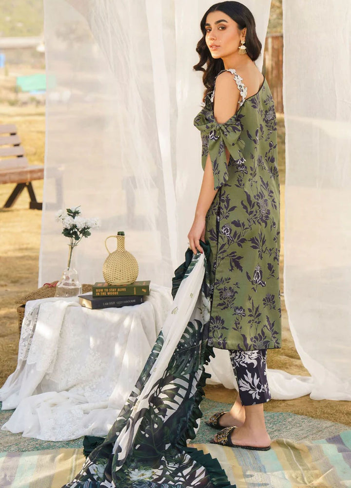 Meraki By Asifa Nabeel Embroidered Lawn Suits Unstitched 3 Piece AN24ML Darcy - Spring Summer Collection