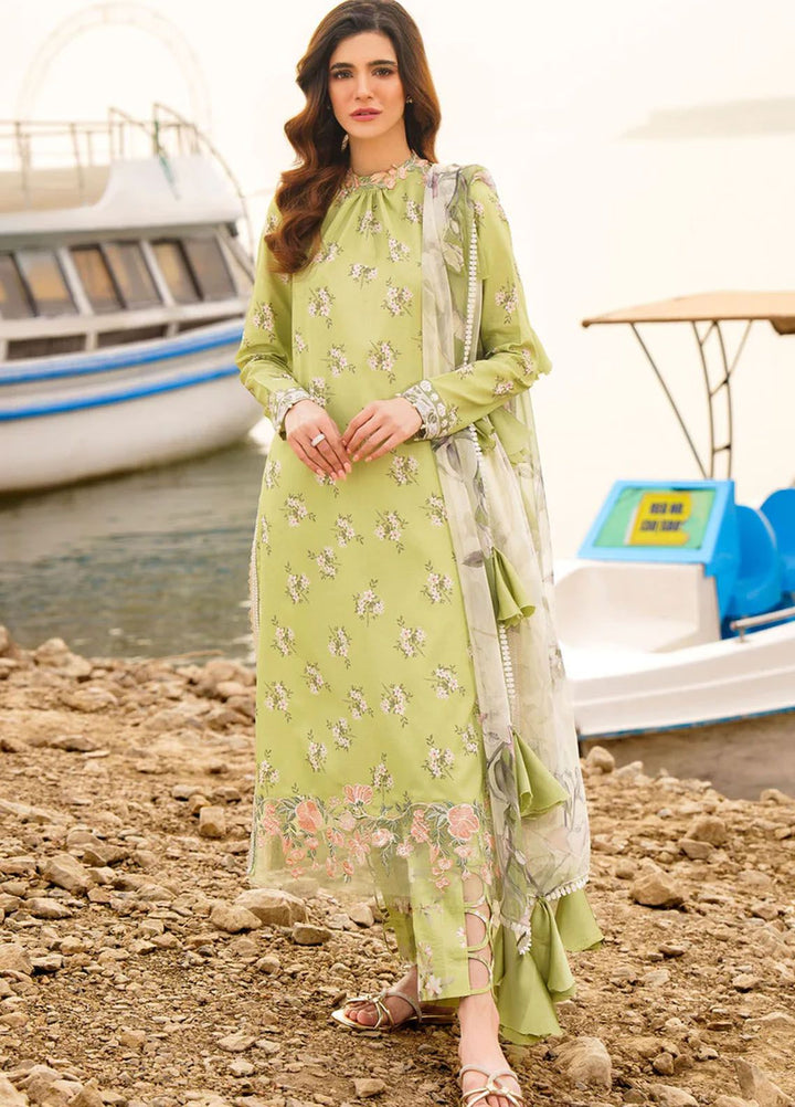 Meraki By Asifa Nabeel Embroidered Lawn Suits Unstitched 3 Piece AN24ML Lara - Spring Summer Collection