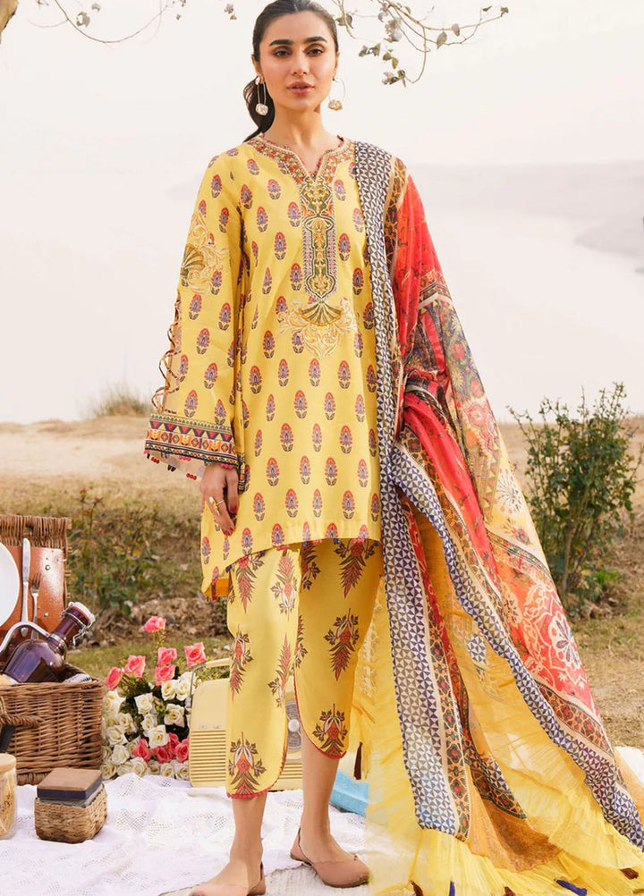 Meraki By Asifa Nabeel Embroidered Lawn Suits Unstitched 3 Piece AN24ML Sonnet - Spring Summer Collection