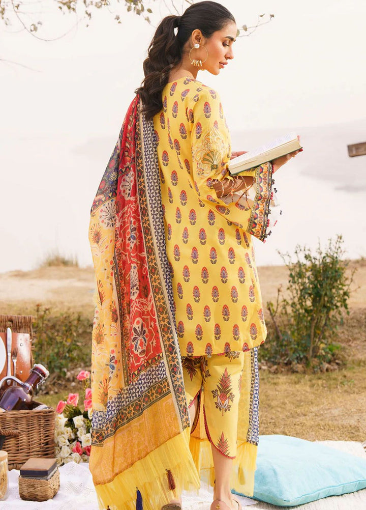 Meraki By Asifa Nabeel Embroidered Lawn Suits Unstitched 3 Piece AN24ML Sonnet - Spring Summer Collection