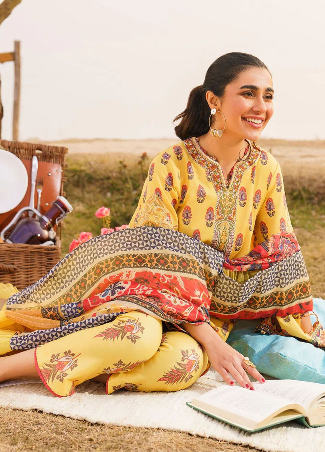 Meraki By Asifa Nabeel Embroidered Lawn Suits Unstitched 3 Piece AN24ML Sonnet - Spring Summer Collection