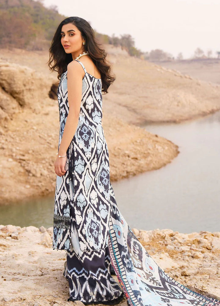 Meraki By Asifa Nabeel Embroidered Lawn Suits Unstitched 3 Piece AN24ML Starlete - Spring Summer Collection