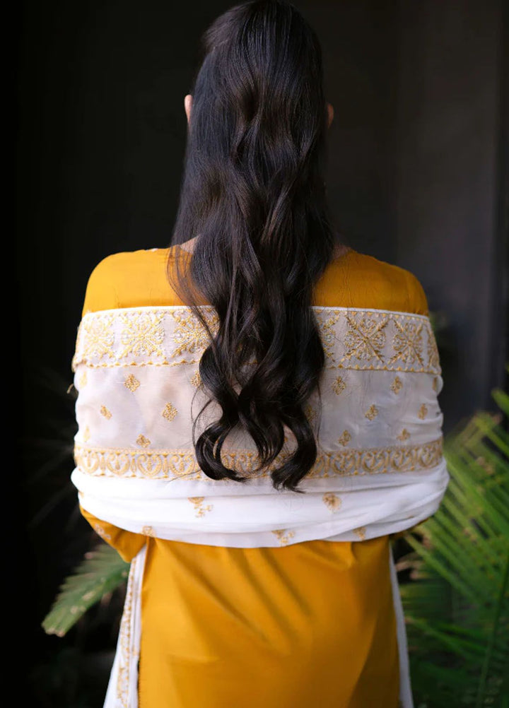 Meraki by Humdum Embroidered Lawn Suits Unstitched 3 Piece HD24M D-04 - Summer Collection