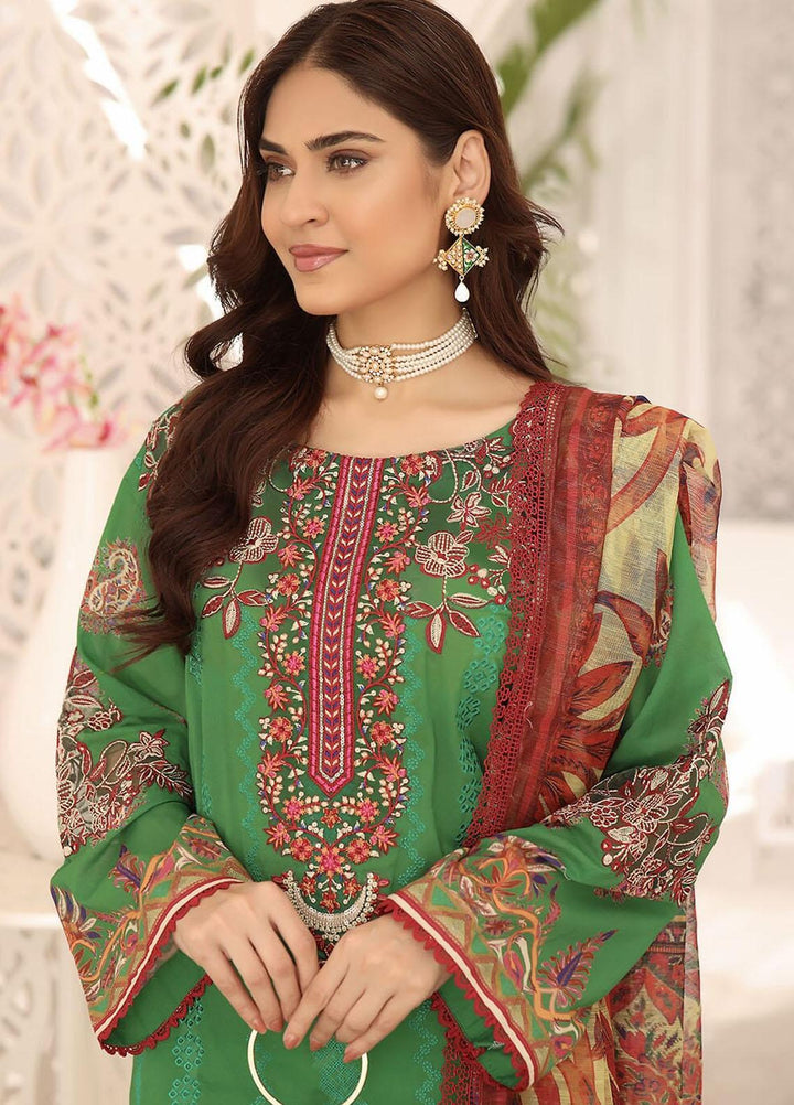 Meraki By Khas Embroidered Lawn Suits Unstitched 3 Piece KHS23M KOE-1891 - Summer Collection