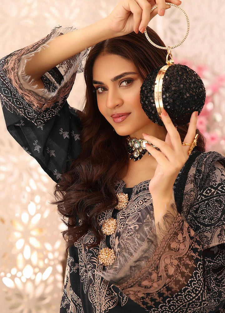 Meraki By Khas Embroidered Lawn Suits Unstitched 3 Piece KHS23M KOE-1893 - Summer Collection