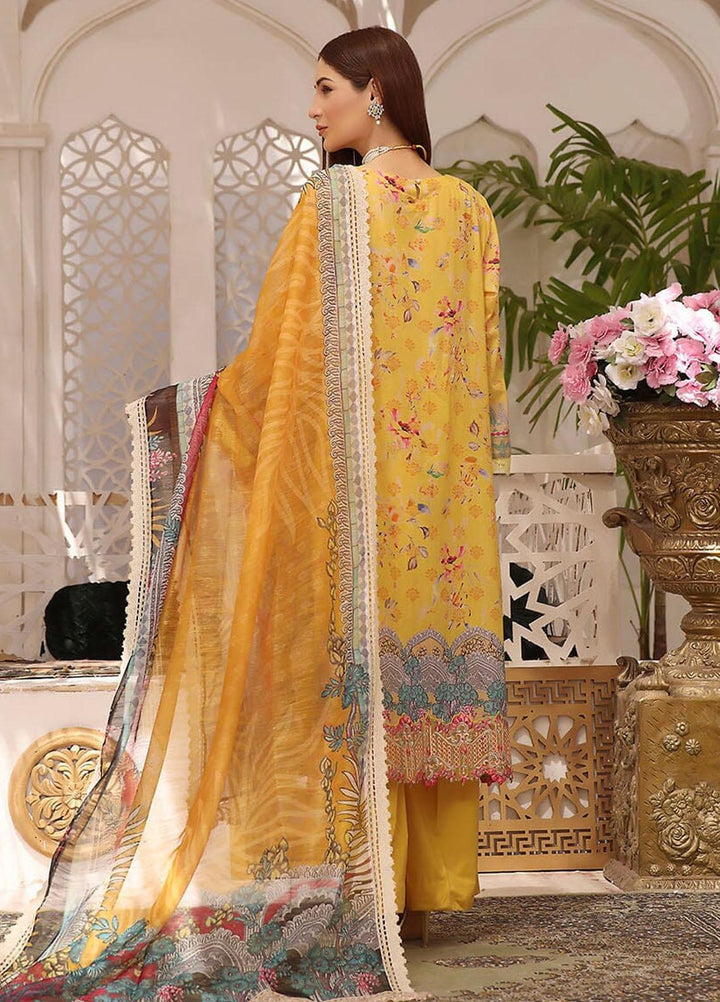 Meraki By Khas Embroidered Lawn Suits Unstitched 3 Piece KHS23M KOE-1894 - Summer Collection