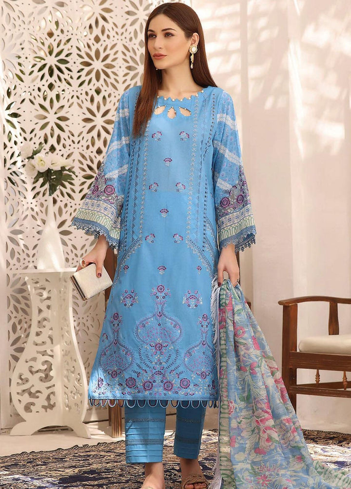 Meraki By Khas Embroidered Lawn Suits Unstitched 3 Piece KHS23M KOE-1895 - Summer Collection