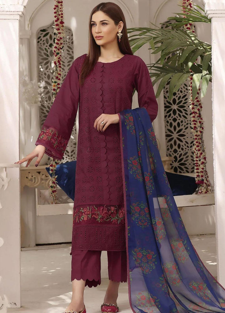 Meraki By Khas Embroidered Lawn Suits Unstitched 3 Piece KHS23M KSE-1810 - Summer Collection