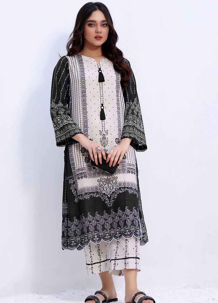 Meraki By Khas Printed Lawn Suits Unstitched 2 Piece KHS23M RKT-1903 - Summer Collection