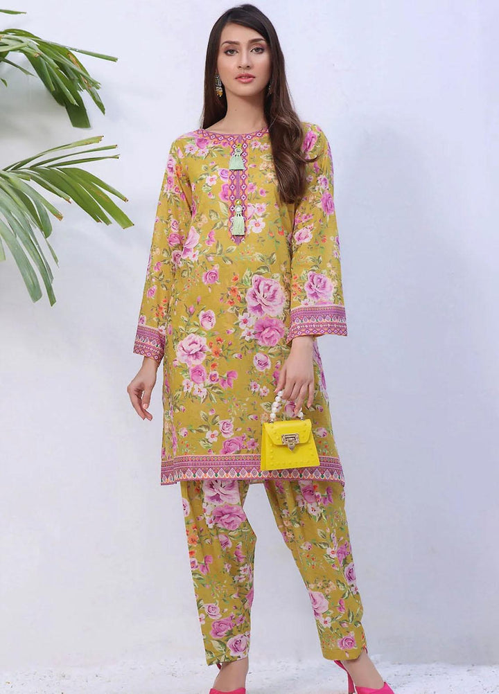 Meraki By Khas Printed Lawn Suits Unstitched 2 Piece KHS23M RKT-1906 - Summer Collection