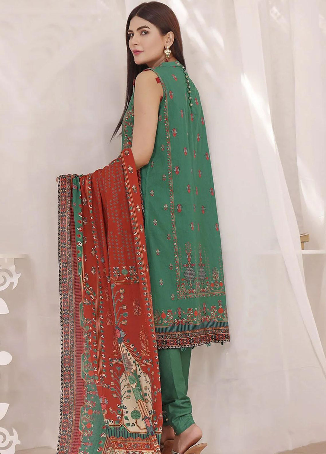 Meraki By Khas Printed Lawn Suits Unstitched 3 Piece KHS23M KLA-1861 - Summer Collection