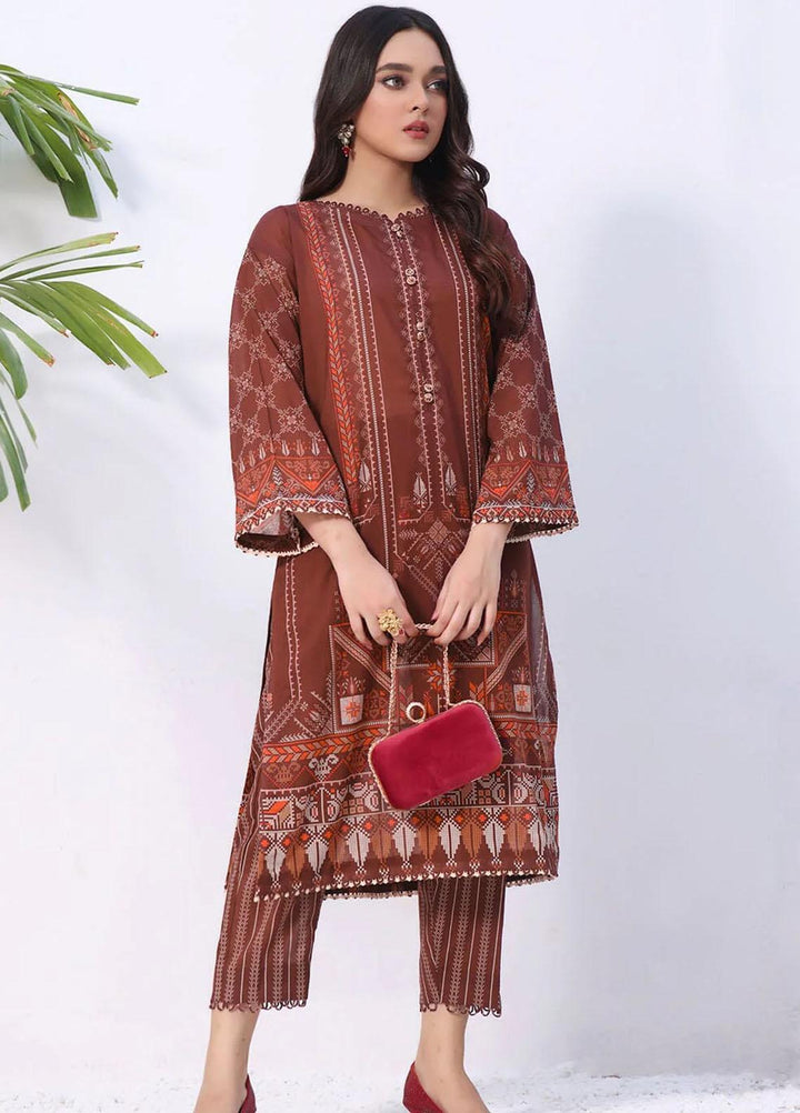 Meraki By Khas Printed Lawn Suits Unstitched 2 Piece KHS23M RKT-1907 - Summer Collection