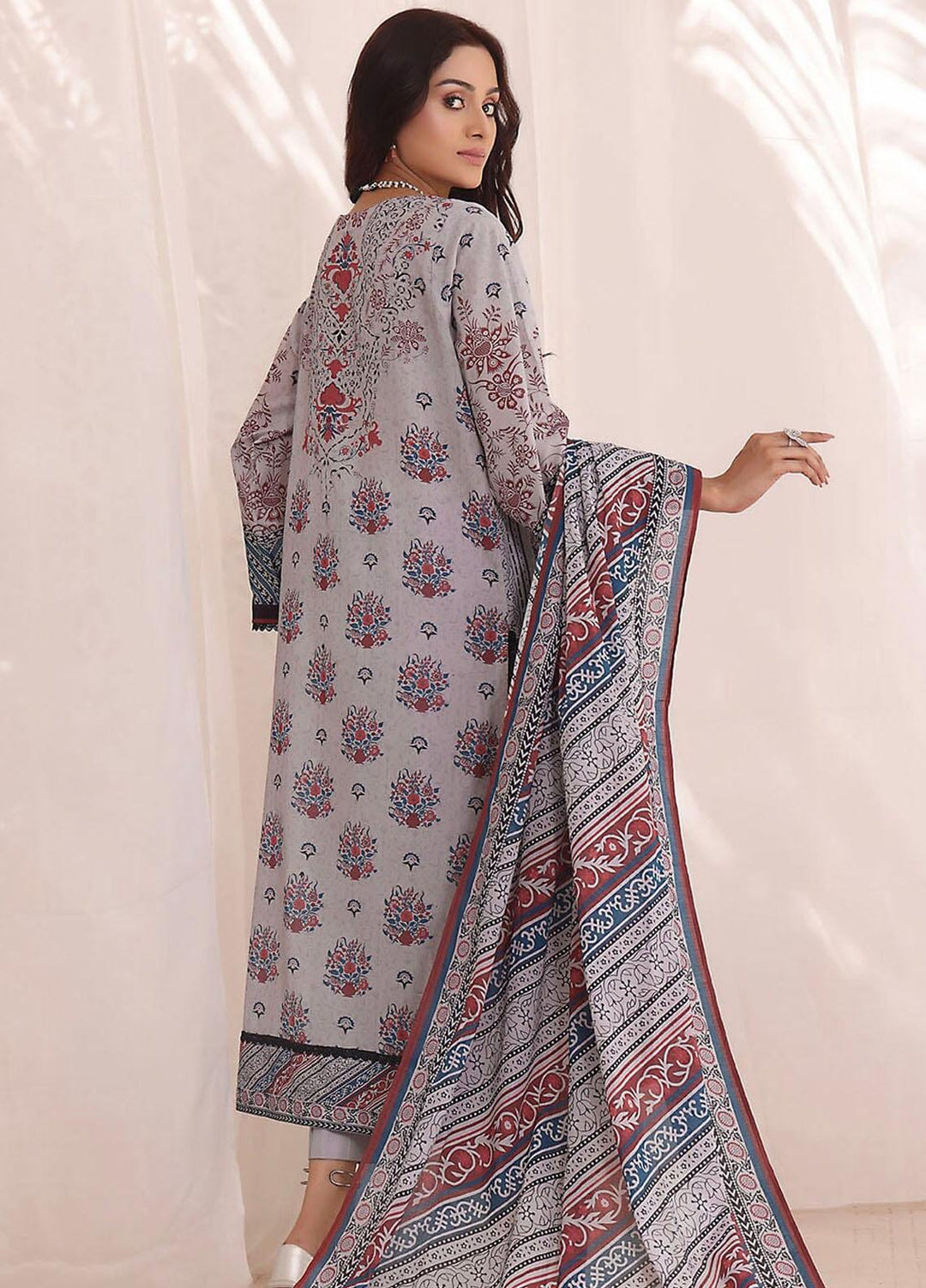 Meraki By Khas Printed Lawn Suits Unstitched 3 Piece KHS23M KLA-1862 - Summer Collection