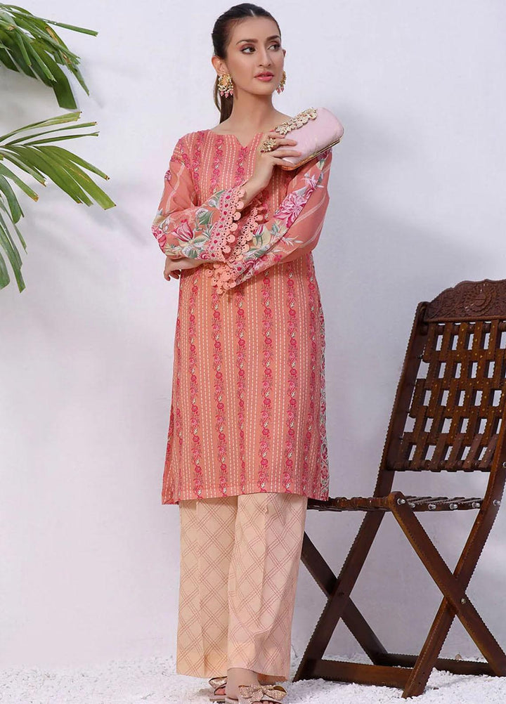 Meraki By Khas Printed Lawn Suits Unstitched 2 Piece KHS23M RKT-1909 - Summer Collection