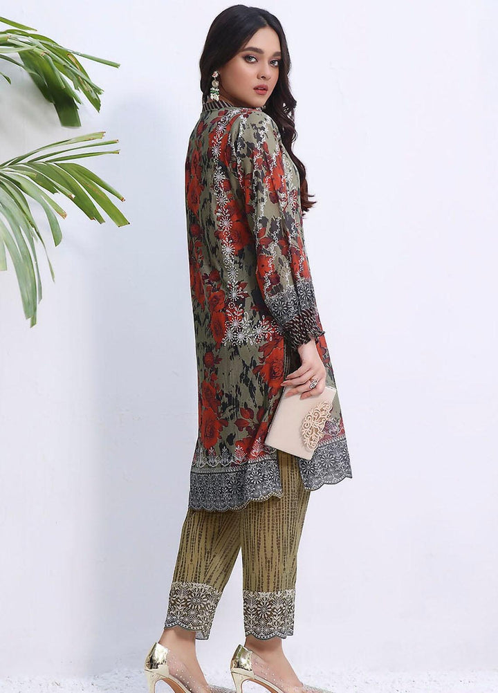 Meraki By Khas Printed Lawn Suits Unstitched 2 Piece KHS23M RKT-1910 - Summer Collection