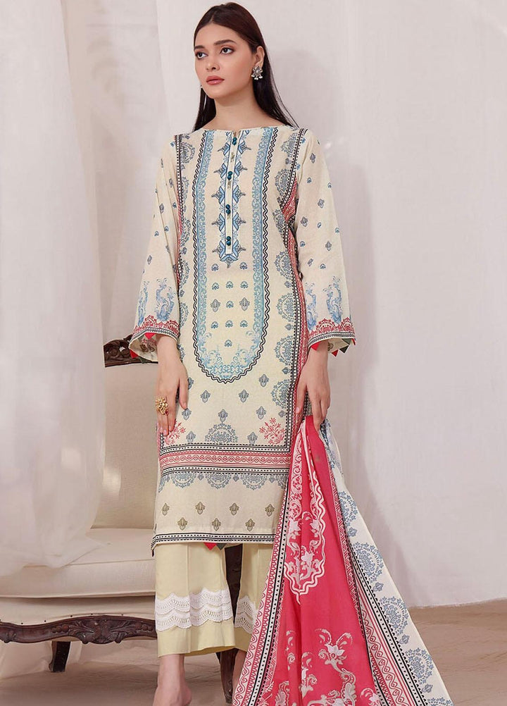 Meraki By Khas Printed Lawn Suits Unstitched 3 Piece KHS23M KLA-1865 - Summer Collection