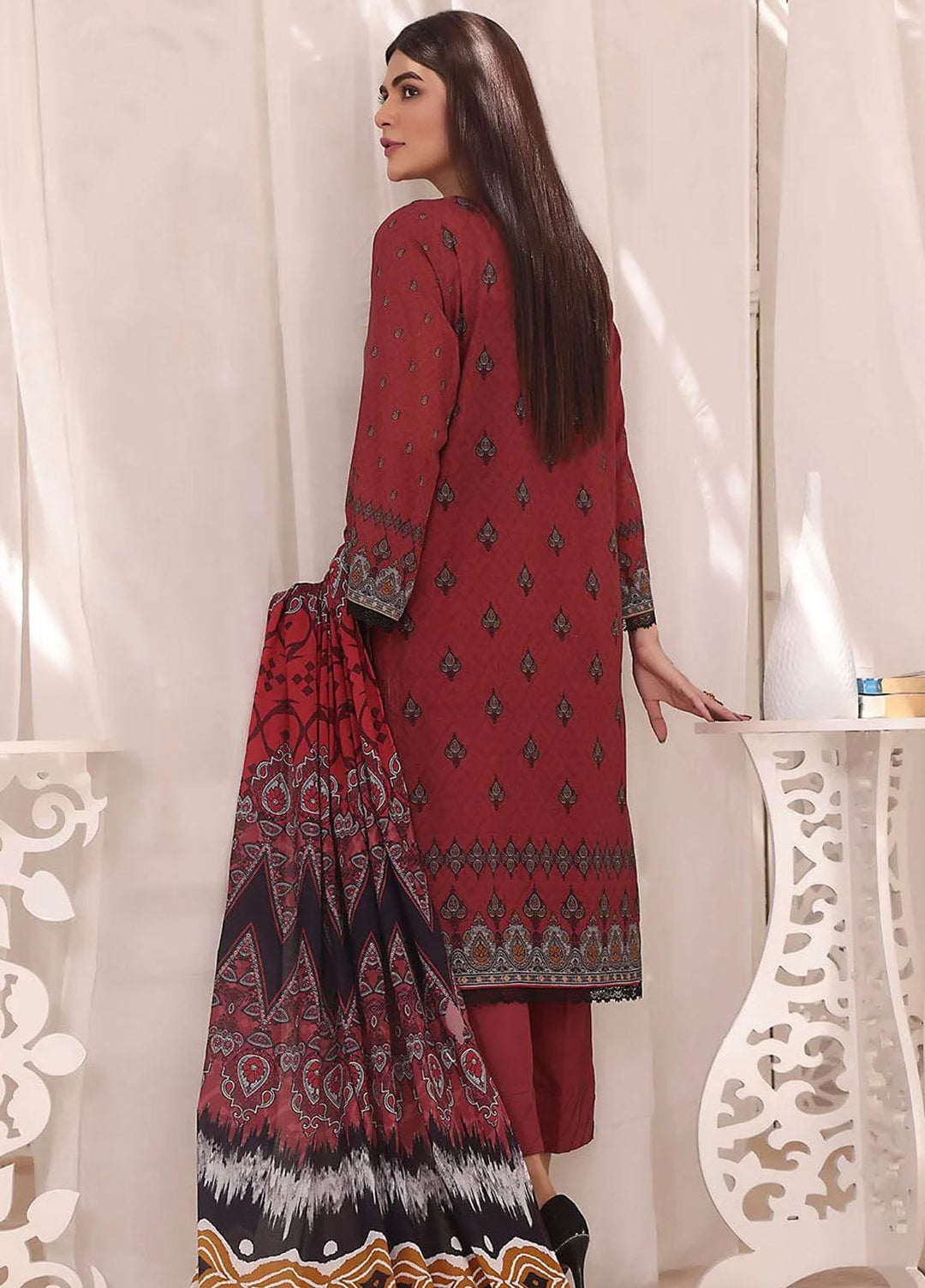 Meraki By Khas Printed Lawn Suits Unstitched 3 Piece KHS23M KLA-1867 - Summer Collection