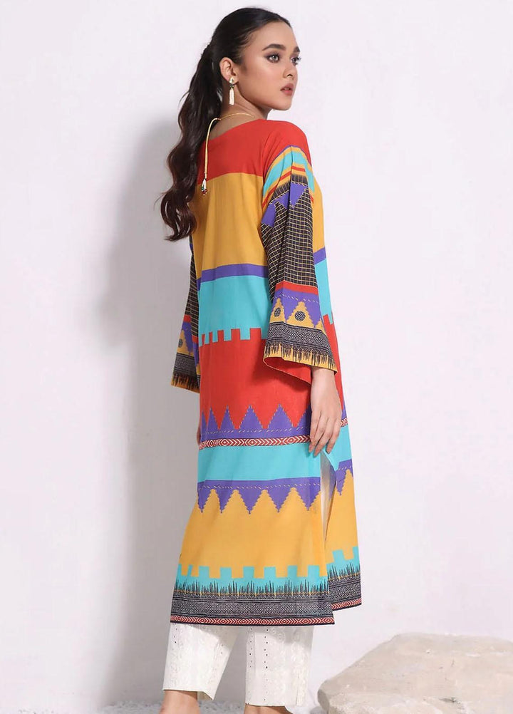 Meraki By Khas Printed Lawn  Unstitched Kurties KHS23M DR-1920 - Summer Collection