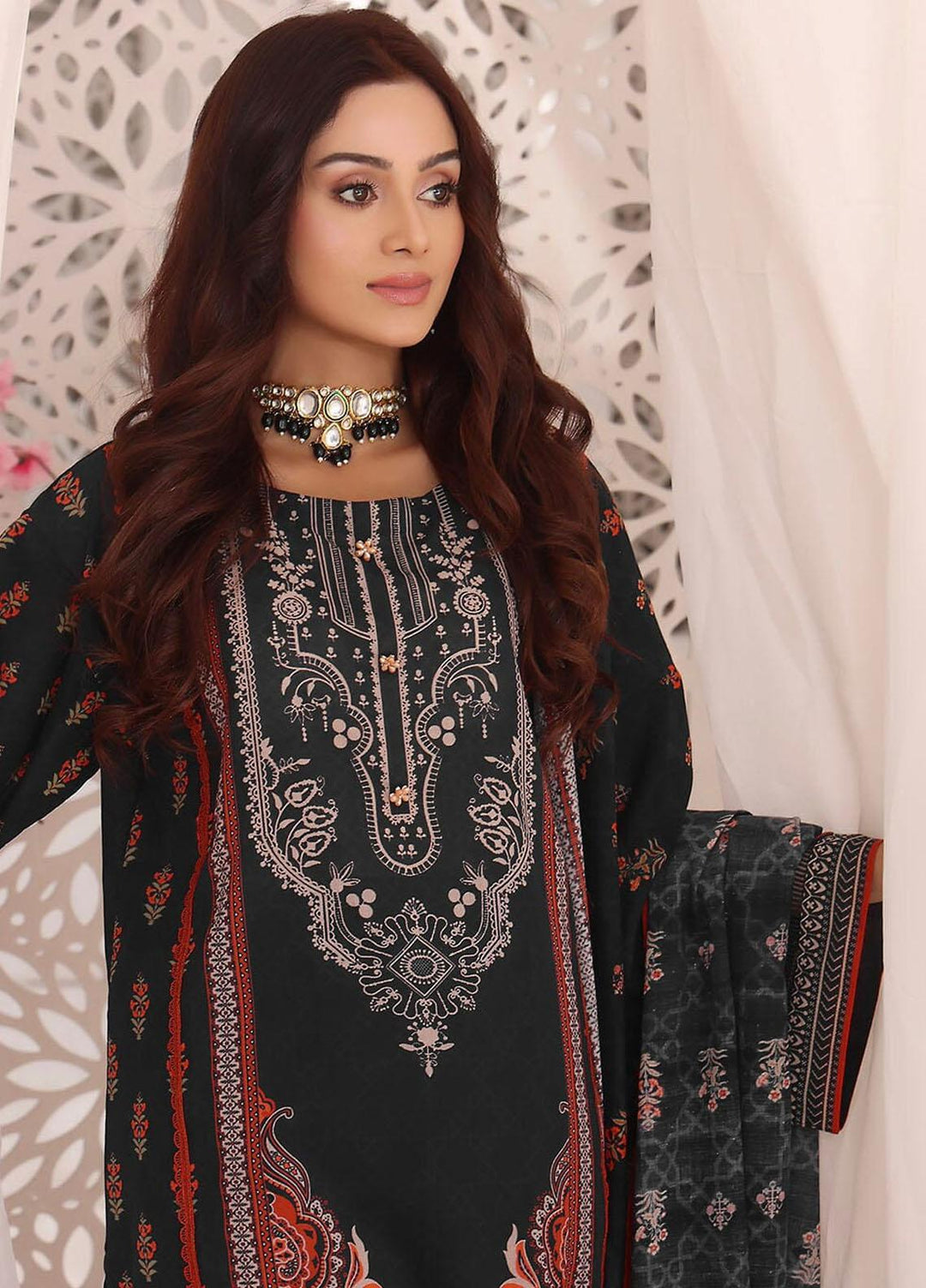 Meraki By Khas Printed Lawn Suits Unstitched 3 Piece KHS23M KLA-1869 - Summer Collection