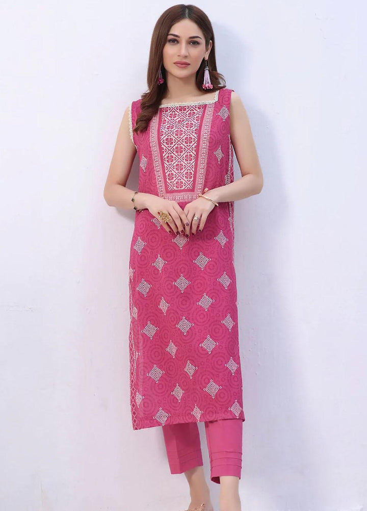 Meraki By Khas Printed Lawn Suits Unstitched 2 Piece KHS23M RKT-1898 - Summer Collection
