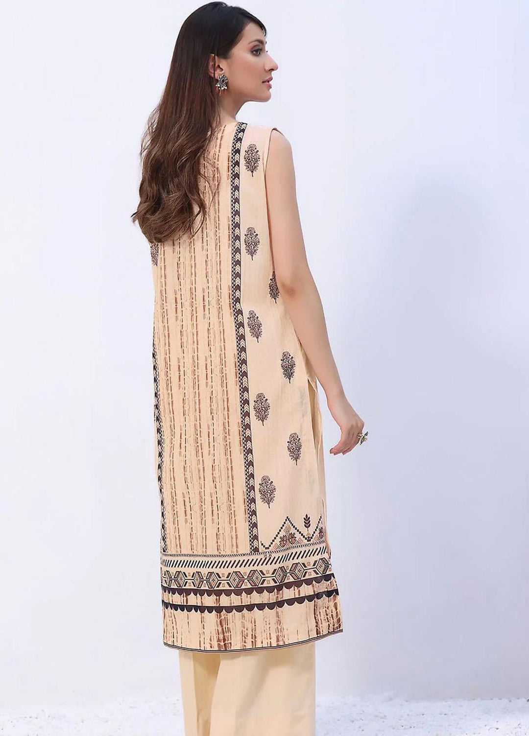 Meraki By Khas Printed Lawn Suits Unstitched 2 Piece KHS23M RKT-1902 - Summer Collection