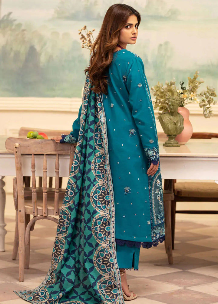 Meraki By Roheenaz Embroidered Khaddar Suit Unstitched 3 Piece ENZ24M RNZ-05B Tinsley - Winter Collection