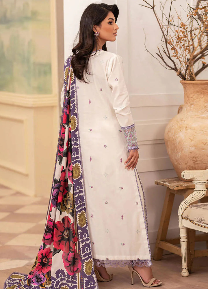 Meraki By Roheenaz Embroidered Linen Suit Unstitched 3 Piece ENZ24M RNZ-01A Hailee - Winter Collection