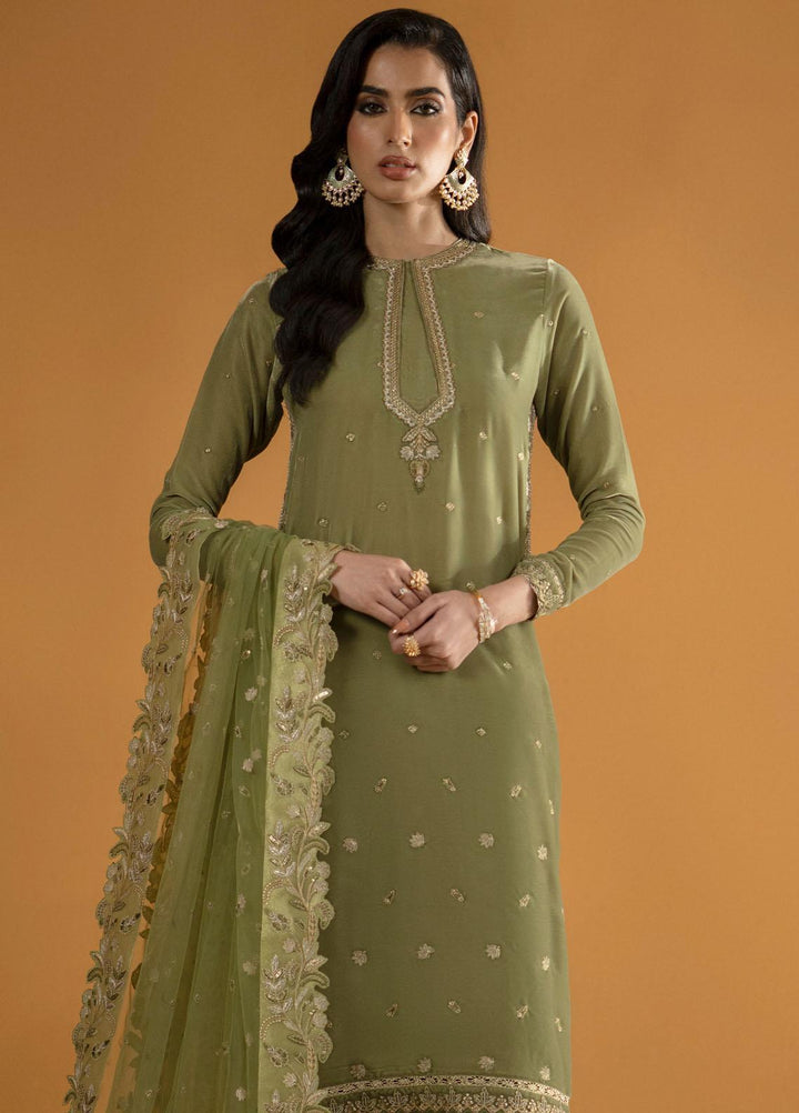 Meraki By Seran Embroidered Velvet Suits Unstitched 3 Piece SRN23MK D-01 Mashq - Formal Collection