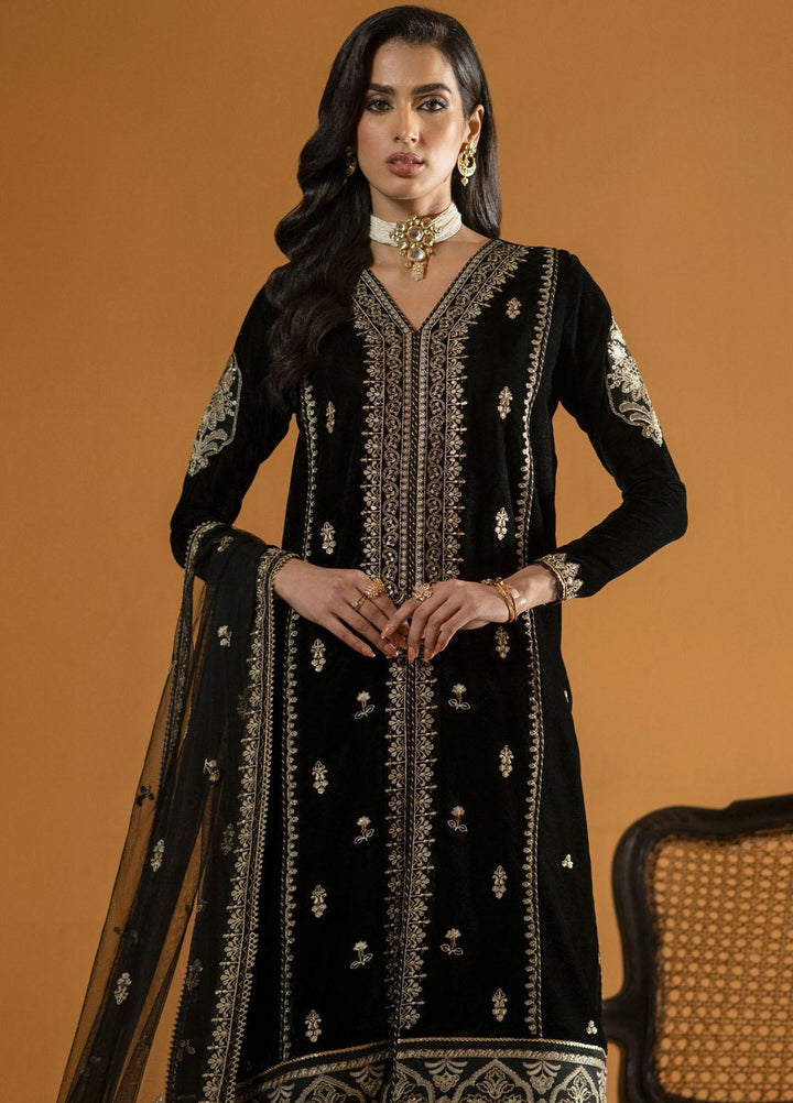 Meraki By Seran Embroidered Velvet Suits Unstitched 3 Piece SRN23MK D-05 Sybil - Formal Collection