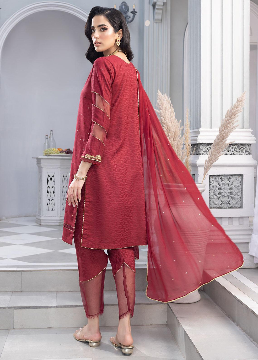 Merakish By Shahzeb Textiles Embroidered Jacquard Suits Unstitched 3 Piece ST23MKJ Classic - Festive Collection