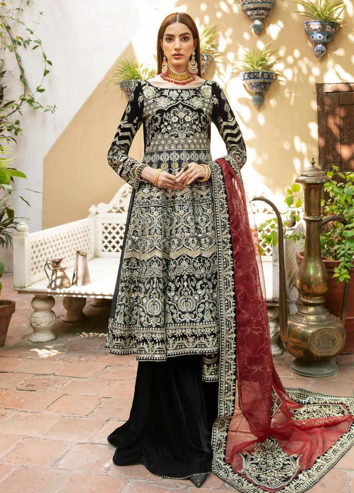 Maryum N Maria Embroidered Velvet Suits Unstitched 3 Piece MNM21HA MFF0010 SITARA - Winter Collection