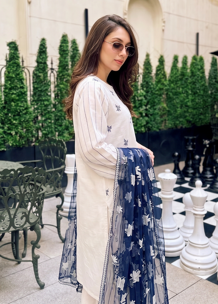 Dynasty by HZ Textiles Unstitched Embroidered Lawn 3 Piece Suit DEC - 04 Summer Collection