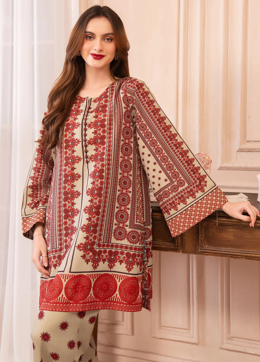 Midnight Baroque by Meerak Pret Printed Grip 2 Piece Suit Aria