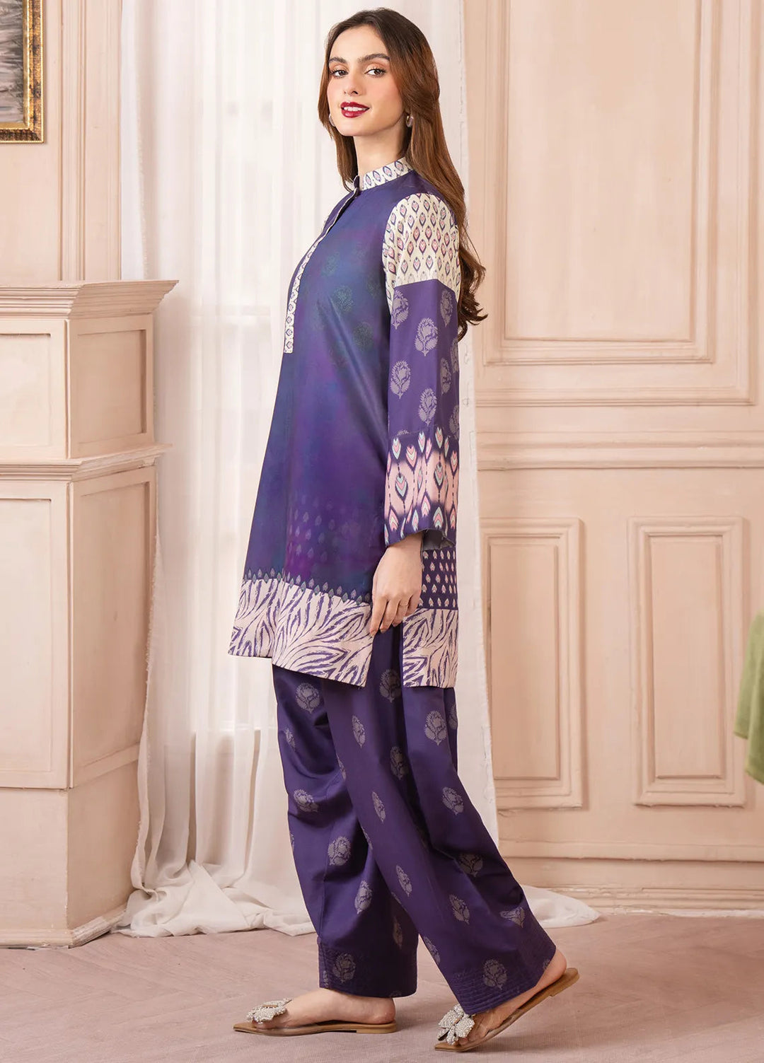 Midnight Baroque by Meerak Pret Printed Grip 2 Piece Suit Imrozia