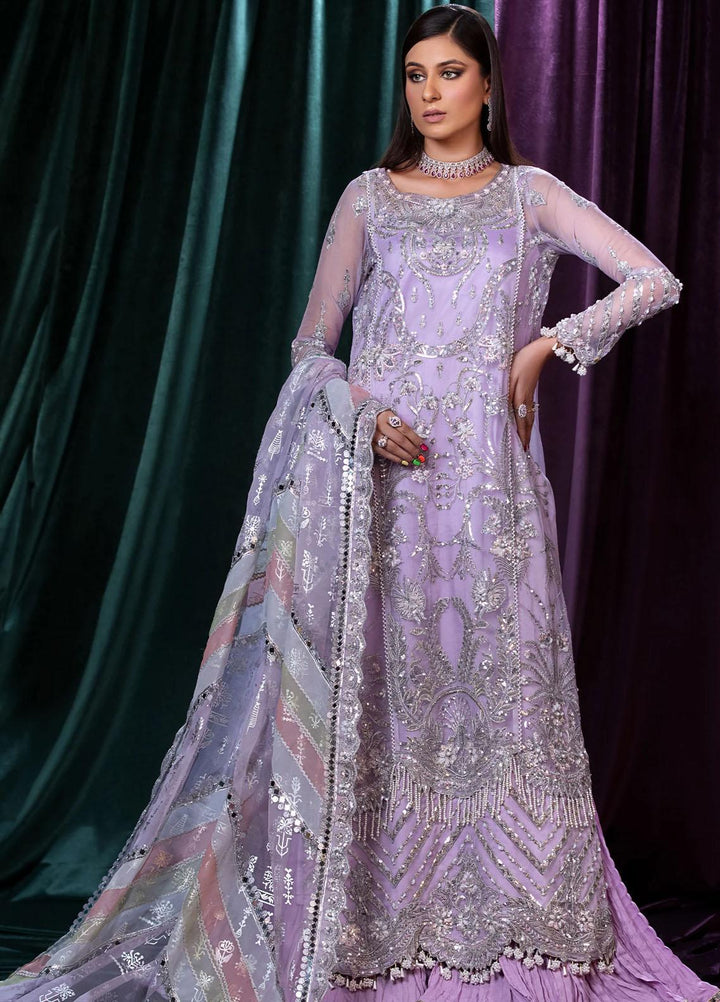 Mijwan By Maryum N Maria Embroidered Organza Suits Unstitched 3 Piece MNM23MJ MFD0124 Sophie - Festive Collection