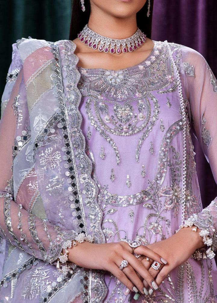 Mijwan By Maryum N Maria Embroidered Organza Suits Unstitched 3 Piece MNM23MJ MFD0124 Sophie - Festive Collection