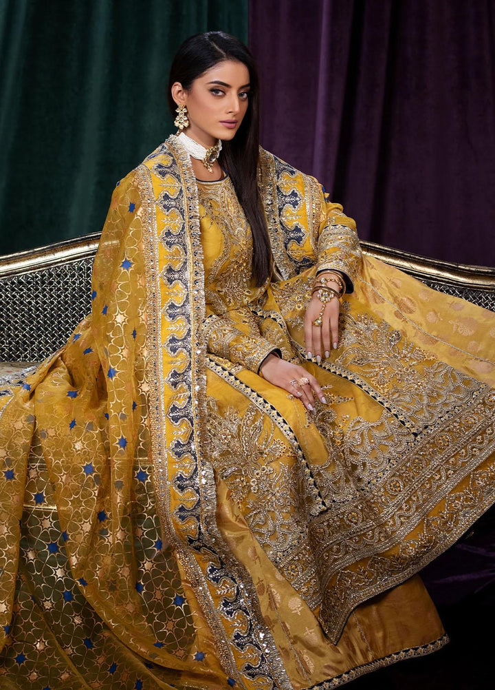 Mijwan By Maryum N Maria Embroidered Organza Suits Unstitched 3 Piece MNM23MJ MFD0128 Amiee - Festive Collection