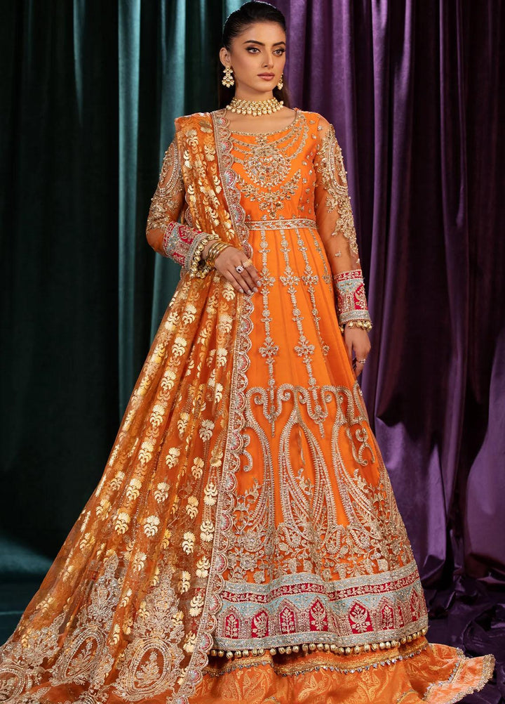 Mijwan By Maryum N Maria Embroidered Net Suits Unstitched 3 Piece MNM23MJ MFF0014 Juliet - Festive Collection