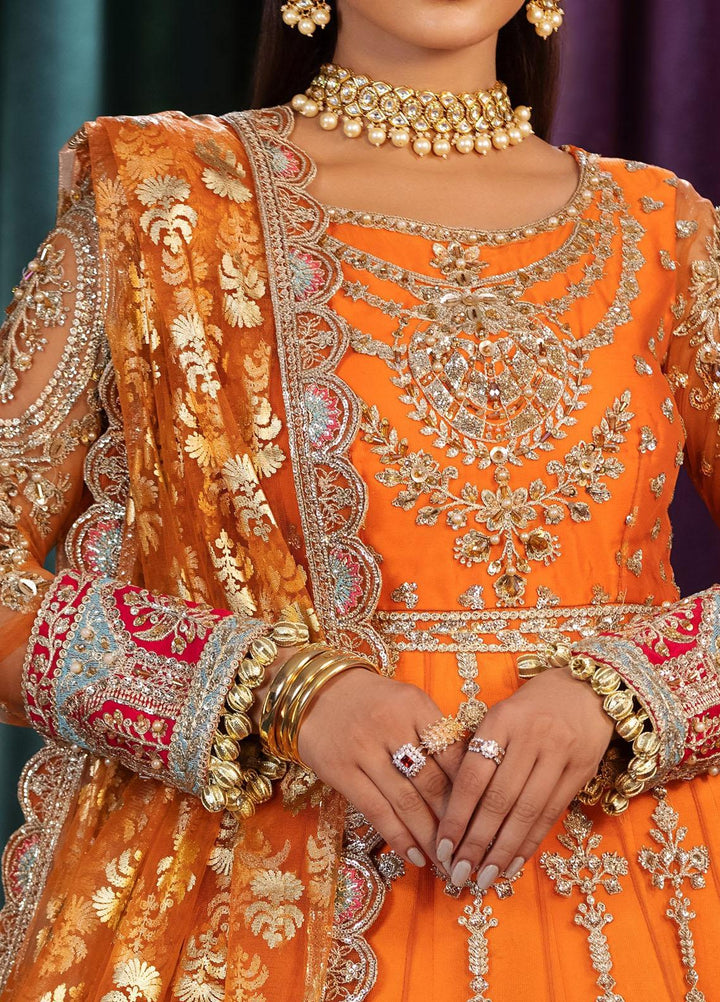Mijwan By Maryum N Maria Embroidered Net Suits Unstitched 3 Piece MNM23MJ MFF0014 Juliet - Festive Collection
