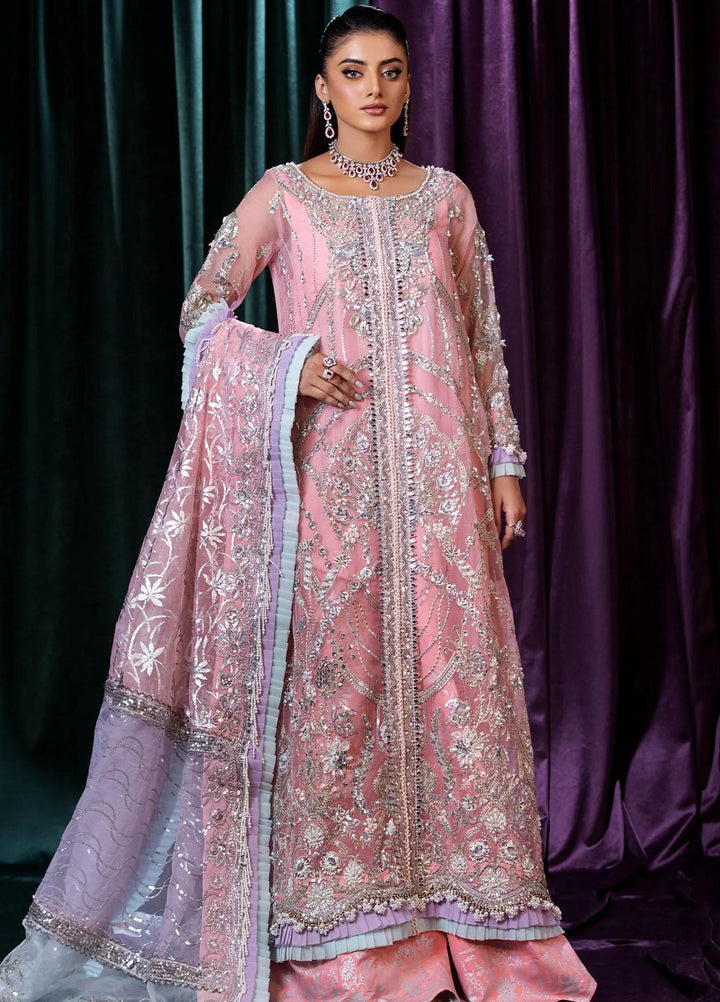 Mijwan By Maryum N Maria Embroidered Organza Suits Unstitched 3 Piece MNM23MJ MFG0030 Claire - Festive Collection