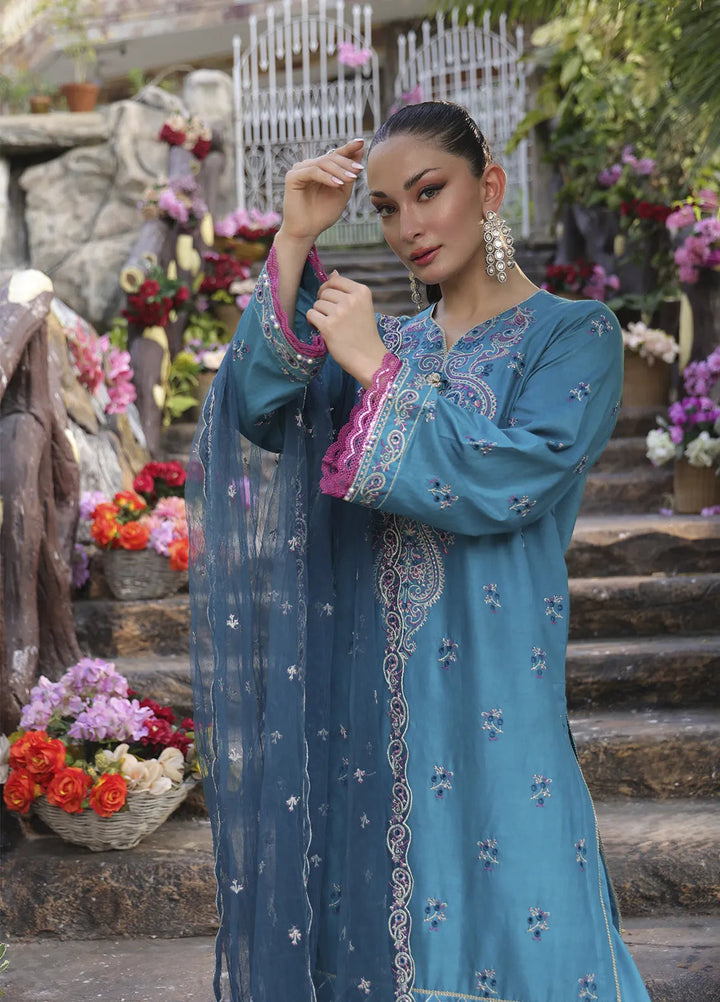 Mina by Salitex Embroidered Cambric Suits Unstitched 3 Piece SUNW24MI072UT - Fall Collection