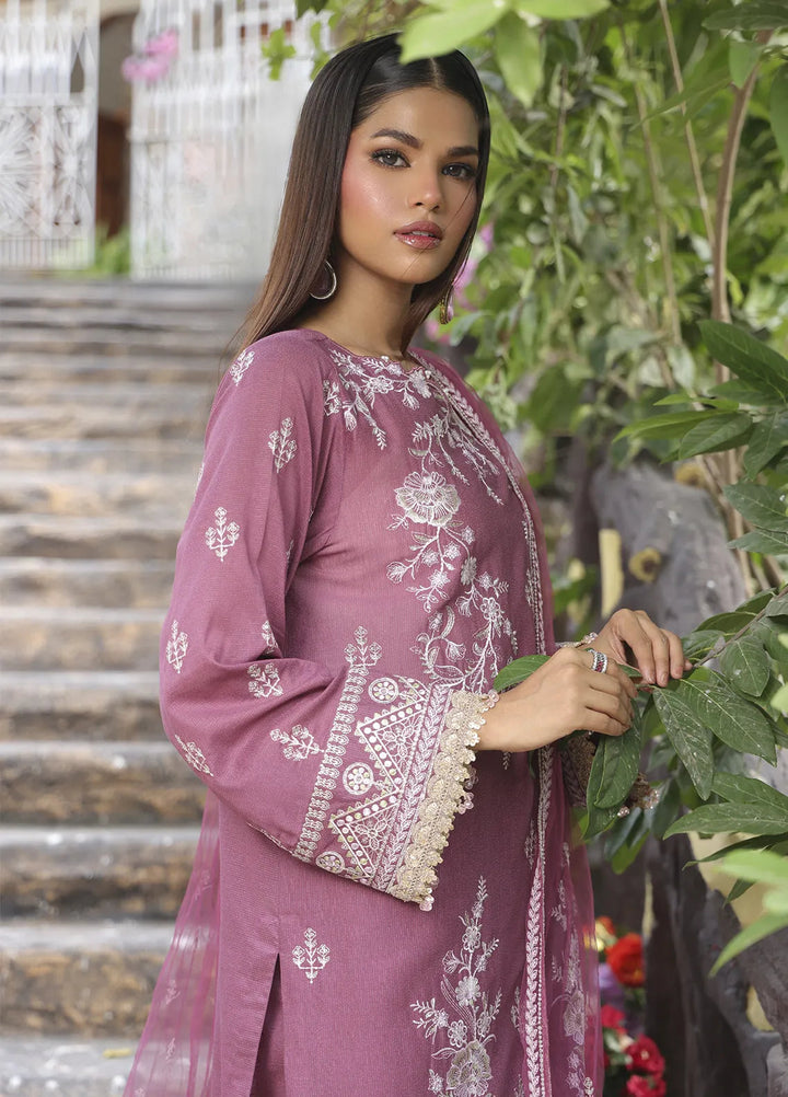 Mina by Salitex Embroidered Cambric Suits Unstitched 3 Piece SUNW24MI074UT - Fall Collection