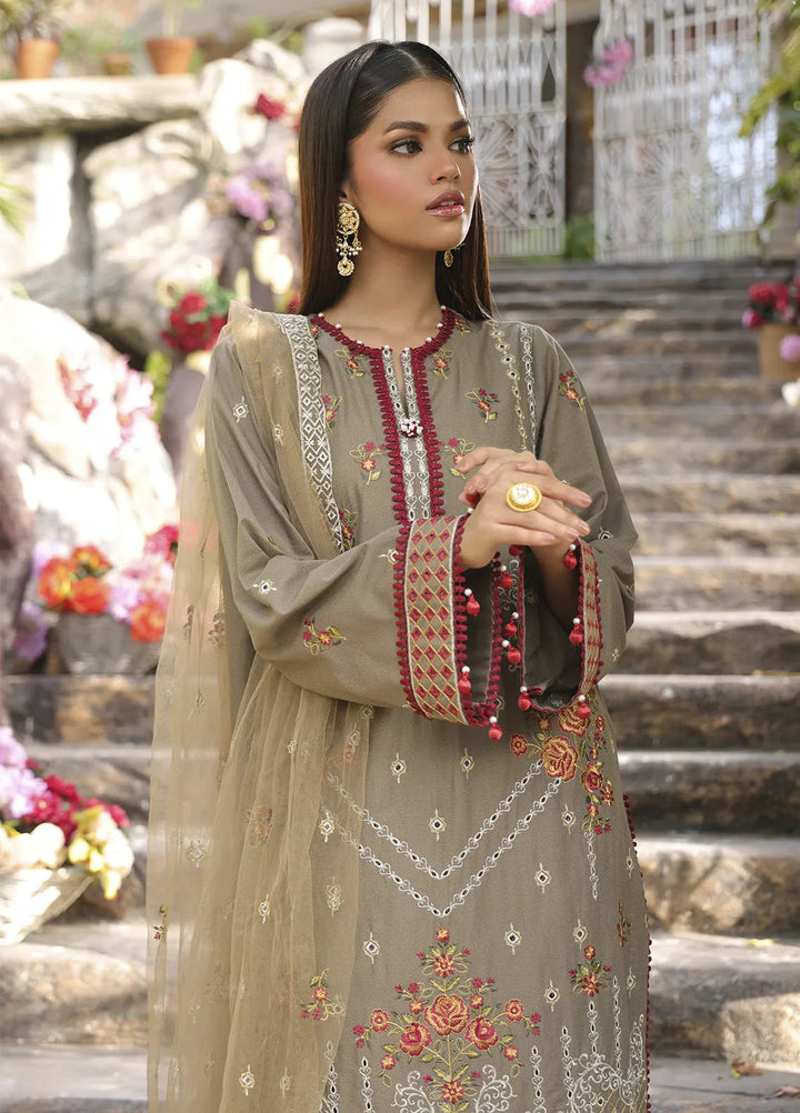 Mina by Salitex Embroidered Cambric Suits Unstitched 3 Piece SUNW24MI080UT - Fall Collection