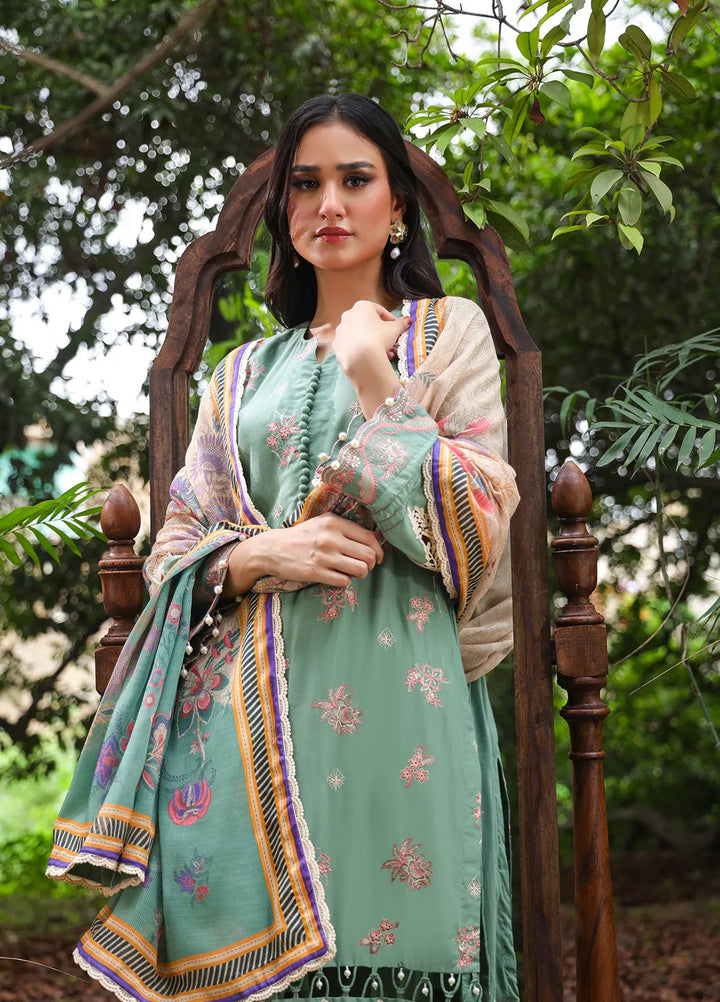 Mina By Salitex Embroidered Lawn Suit Unstitched 3 Piece SUNS24ALM006UT - Summer Collection