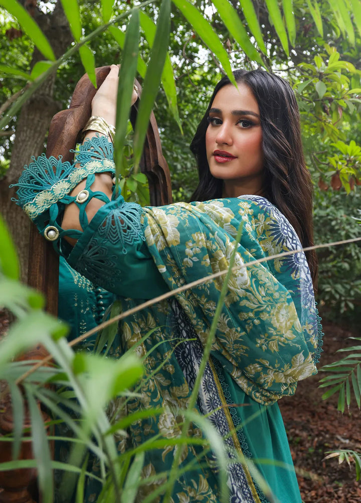 Mina By Salitex Embroidered Lawn Suit Unstitched 3 Piece SUNS24ALM009UT - Summer Collection